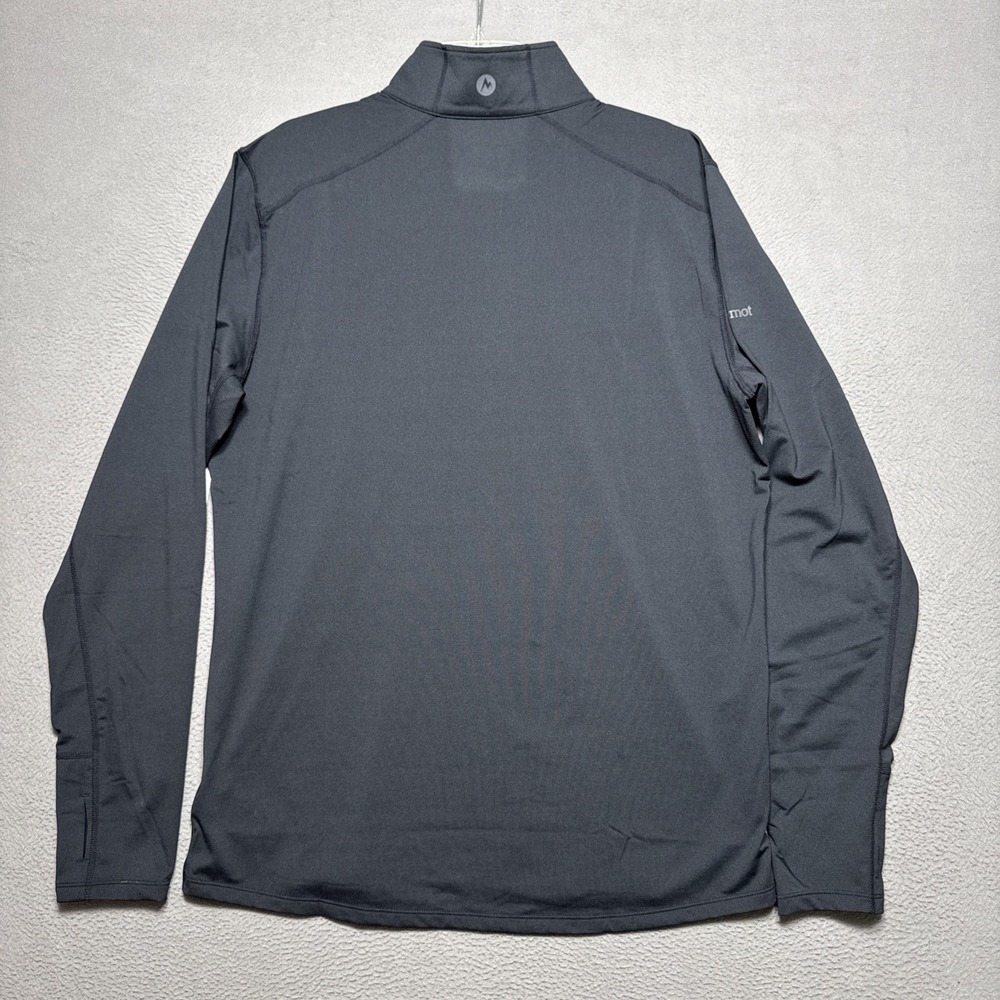 Marmot Harrier 1/2 Zip Pullover Mens XL Black Dr. Pepper Long Sleeve Hiking NEW - Picture 8 of 15